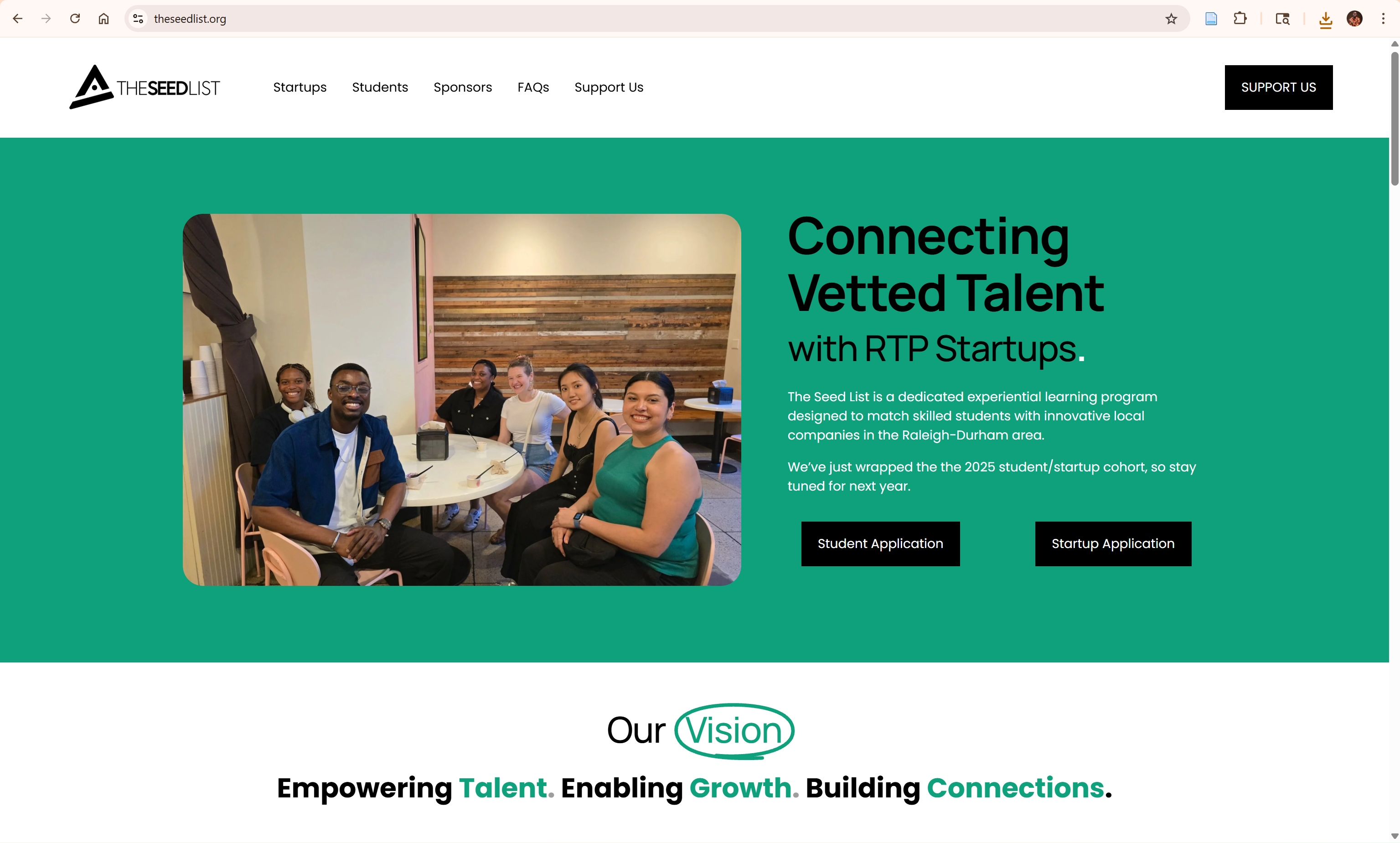 The Seed List website implementation